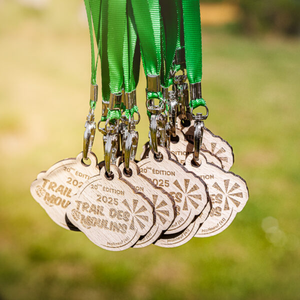 Médaille personnalisée – Trail des Moulins (8 juin) – Image 3